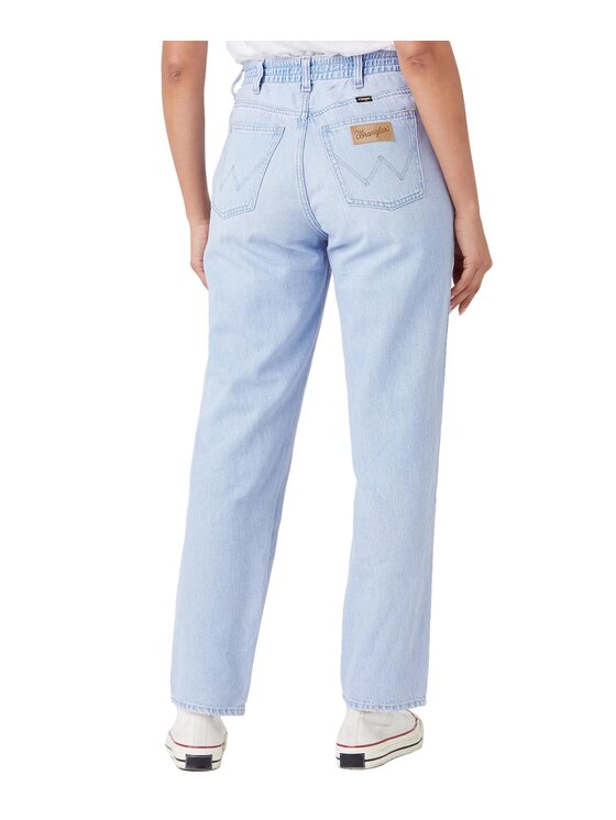 Wrangler Wrangler Jeansy W25BPI41V Niebieski Boyfriend Fit