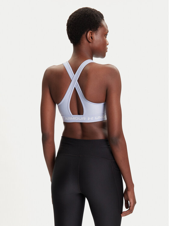 Under Armour Under Armour Biustonosz sportowy Crossback Mid Bra 1361034-539 Niebieski Compression Fit