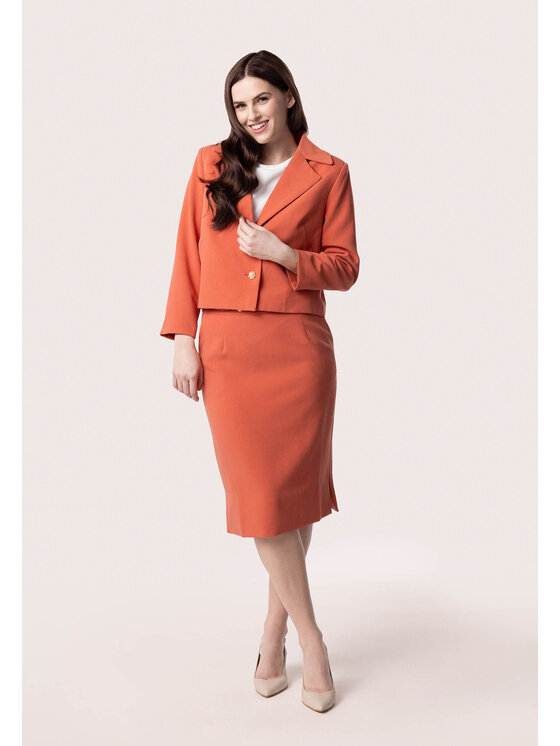 QUIOSQUE QUIOSQUE Sako 8SB001 Oranžová Regular Fit