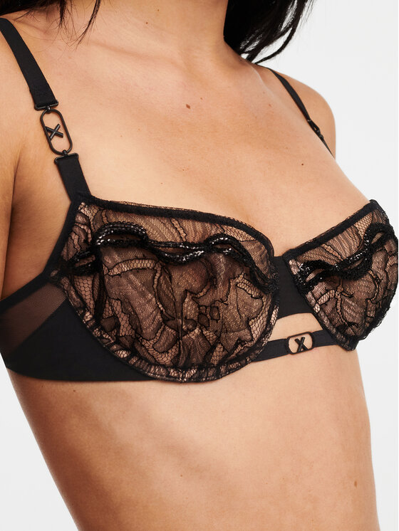 Chantelle X Chantelle X Σουτιέν Balconette Xtravagant C06GN7 Μαύρο