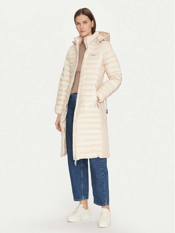 Calvin Klein Calvin Klein Giubbotto invernale K20K207732 Beige Slim Fit