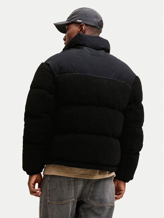 Jack & Jones Jack & Jones Zimní bunda Flare Teddy 12286050 Černá Regular Fit