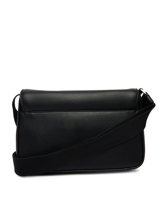 Calvin Klein Calvin Klein Kabelka Raised Small Flap Messenger LV04D3327G Čierna