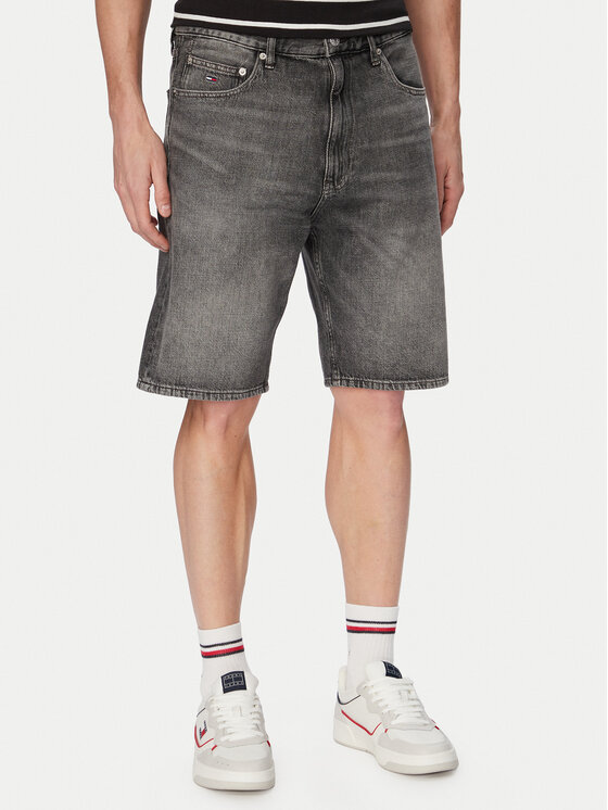 Tommy Jeans Tommy Jeans Farmer rövidnadrág Otis DM0DM23066 Fekete Regular Fit