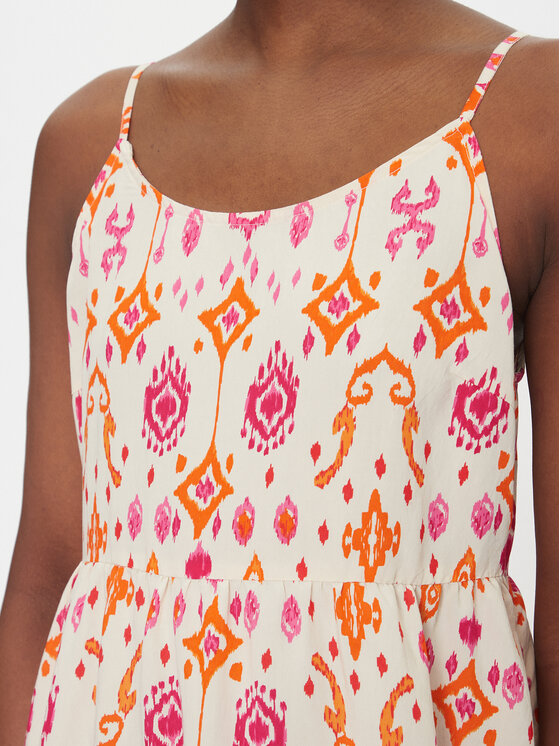 ONLY ONLY Letné šaty Abiella 15350291 Oranžová Regular Fit