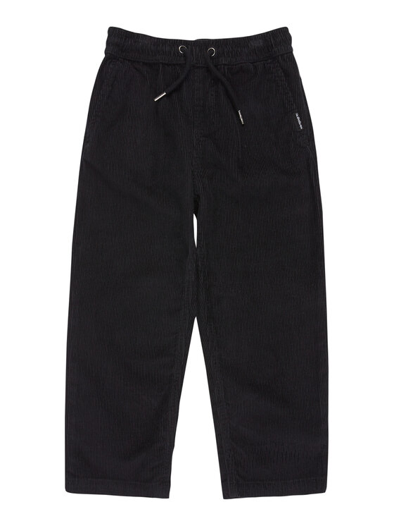 Quiksilver Quiksilver Bavlnené nohavice Taxer Cord EQKNP03066 Čierna Tapered Fit