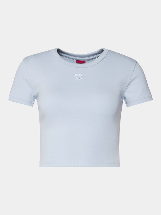 HUGO Hugo Tričko Delanor 50512000 Modrá Slim Fit