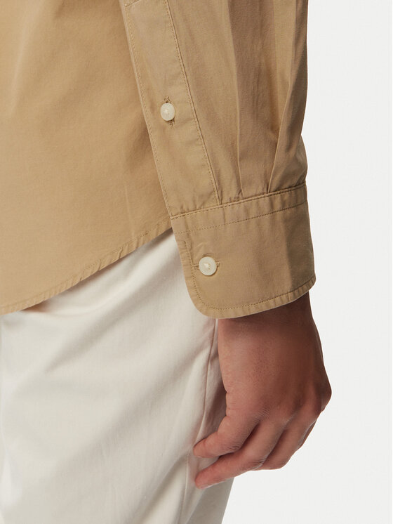 Tommy Hilfiger Tommy Hilfiger Camicia Gmd MW0MW43298 Beige Regular Fit