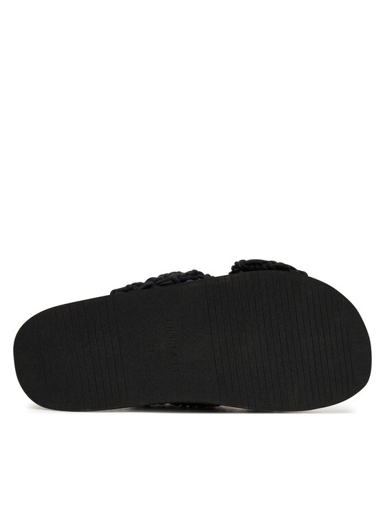 Inuikii Inuikii Papucs Woven Stones Platform 1004.005.0043 Fekete