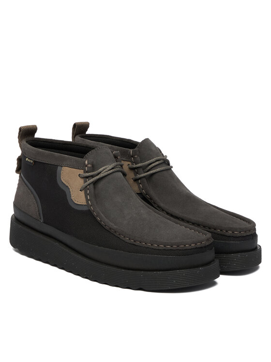 Clarks Clarks Šnurovacia obuv WallabeeFTRGTX 26183469 Čierna