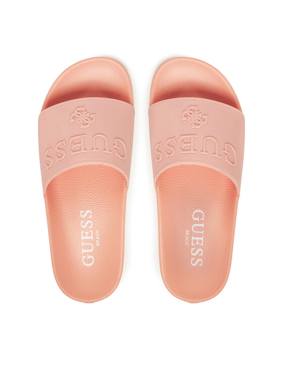 Guess Guess Klapki E5GZ07BB00F Pomarańczowy