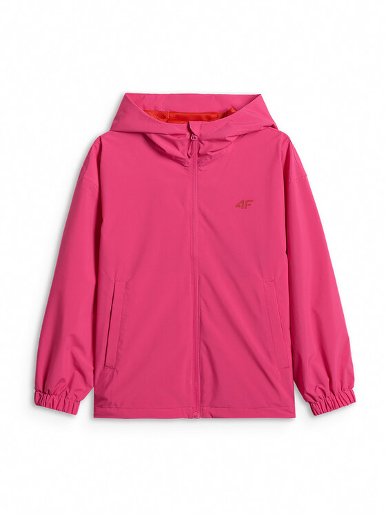 4F 4F Kurtka przejściowa OUTERWEAR Różowy Loose Fit