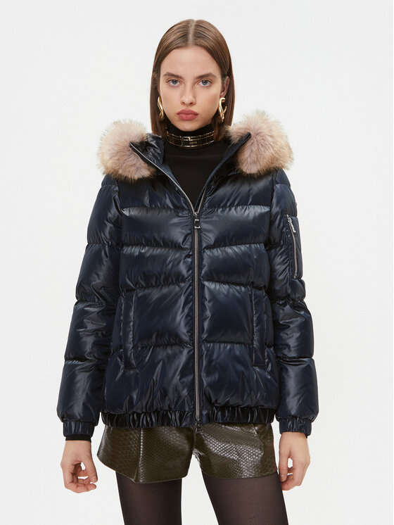 Geox Geox Зимно яке Backsie W3628S T3013F 1624 Тъмносин Regular Fit