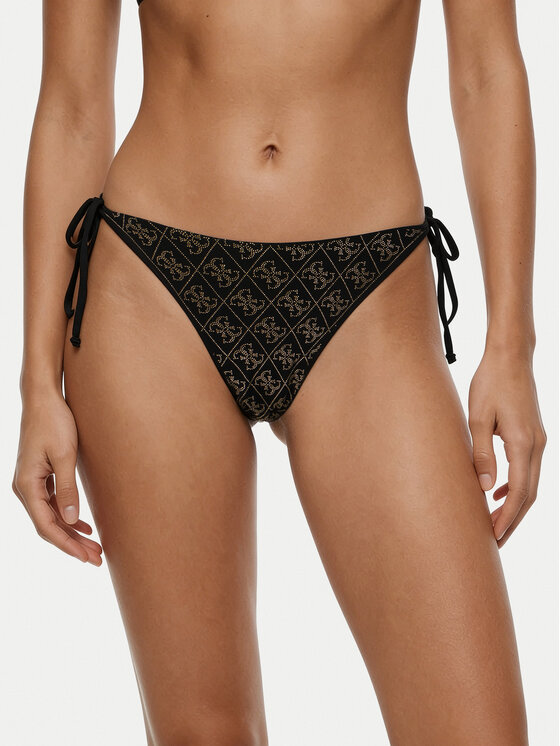 Guess Guess Bikini partea de jos E6GO15 KCUO2 Negru