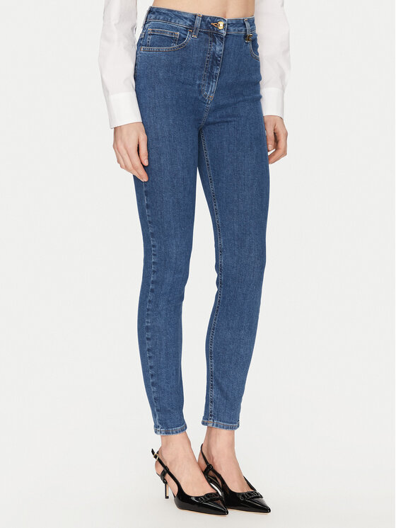 Elisabetta Franchi Elisabetta Franchi Teksad PJ-86I-51E2-V320 Tumesinine Regular Fit
