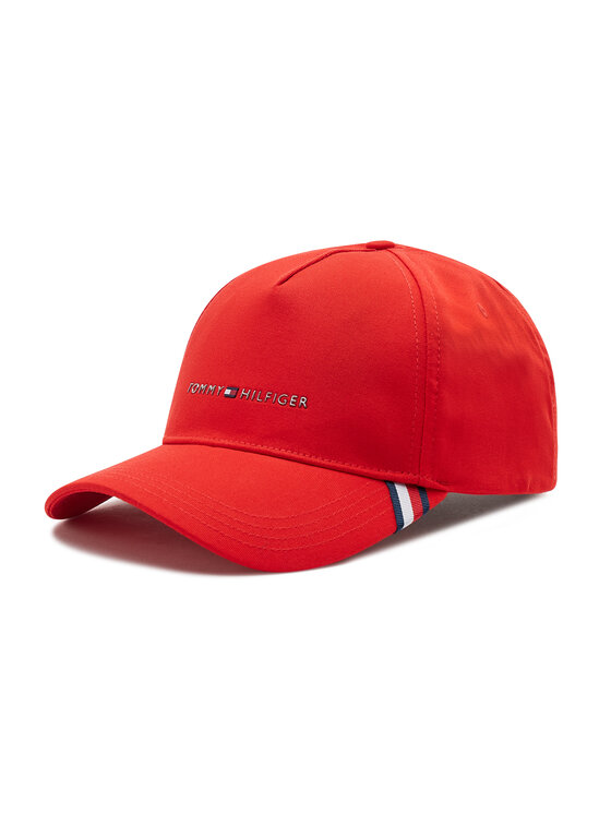 Tommy Hilfiger Tommy Hilfiger Καπέλο Jockey 1985 Downtown AM0AM08611 Κόκκινο