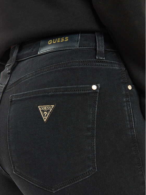 Guess Guess Jeans hlače W4BAJ3 D5HA1 Črna Skinny Fit