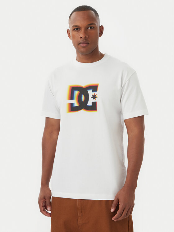 DC Shoes DC Shoes T-särk Tracer Star Hss ADYZT05444 Valge Heritage Fit