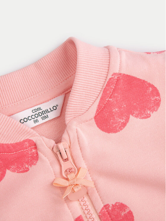 Coccodrillo Coccodrillo Bluza ZC4132201HGN Różowy Regular Fit