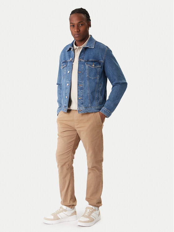 Tommy Jeans Tommy Jeans Jeansová bunda DM0DM22635 Modrá Regular Fit
