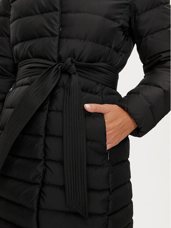 Geox Geox Vatovaná bunda Catria W4626N T3156 F9000 Čierna Regular Fit