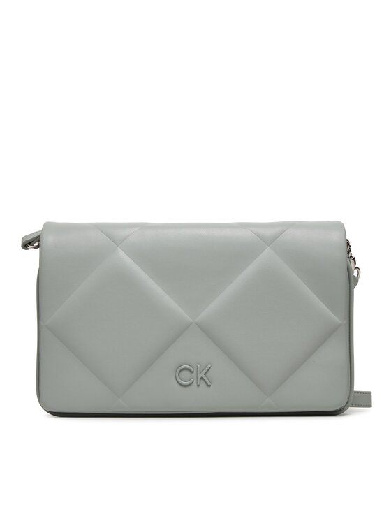 Calvin Klein Kabelka Quilt K60K611759 Sivá