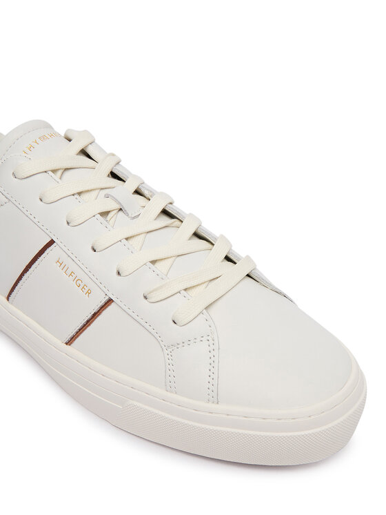 Tommy Hilfiger Tommy Hilfiger Tossud Dress Casual Leather Sneaker FM0FM05989 Valge