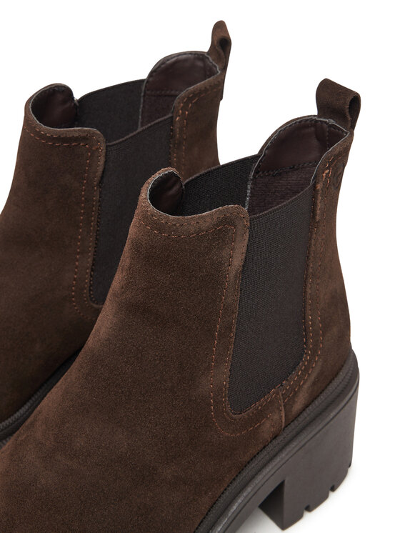 Tamaris Tamaris Kotníková obuv s elastickým prvkem 1-25459-41 Hnědá