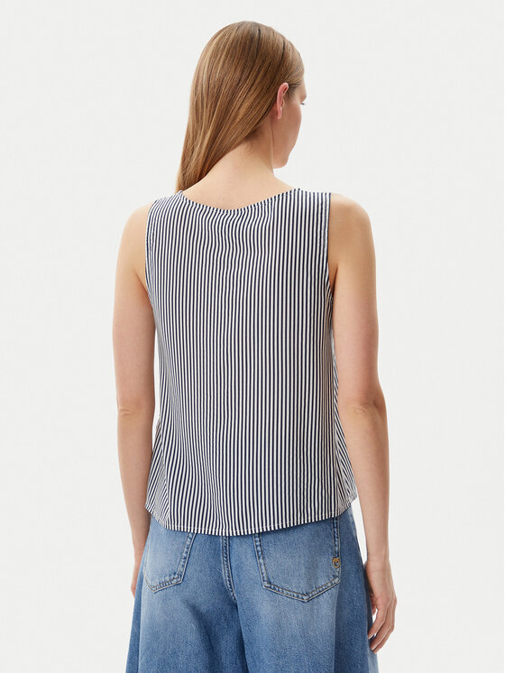 Vero Moda Vero Moda Top Bumpy 10325830 Granatowy Standard Fit