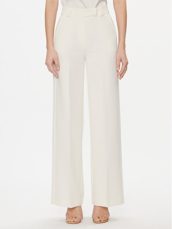 Maryley Maryley Pantaloni di tessuto 24EB515/43VA Beige Relaxed Fit
