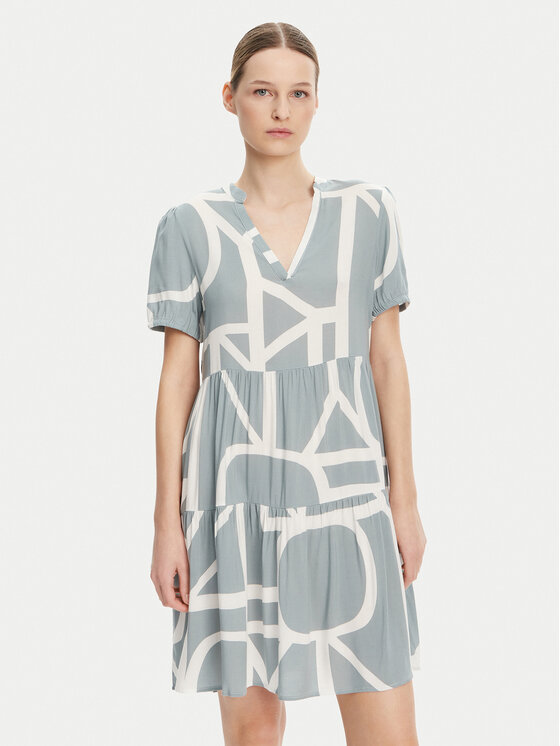 ONLY ONLY Rochie de vară Nova 15222215 Verde Regular Fit