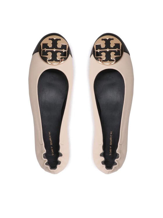 Tory Burch Tory Burch Balerinos Claire Cap Toe 148336 Smėlio