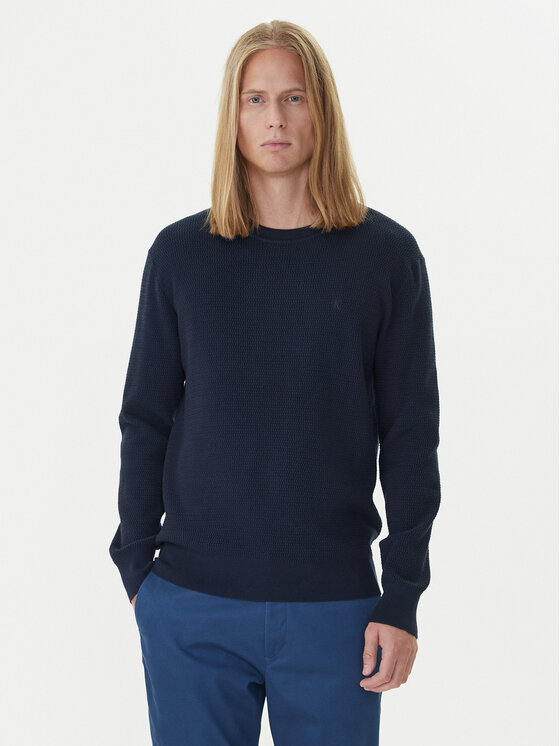 Calvin Klein Calvin Klein Svetr LV04LB327G Tmavomodrá Regular Fit