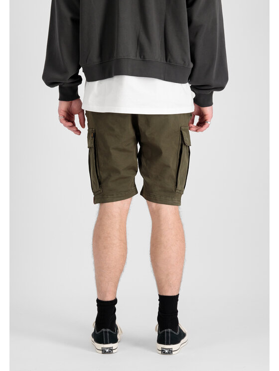 Alpha Industries Alpha Industries Szorty materiałowe AI.116211-142 Khaki Cargo Fit