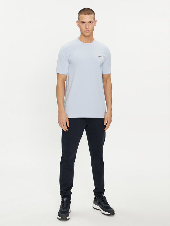BOSS Boss T-Shirt 50506373 Světle modrá Regular Fit