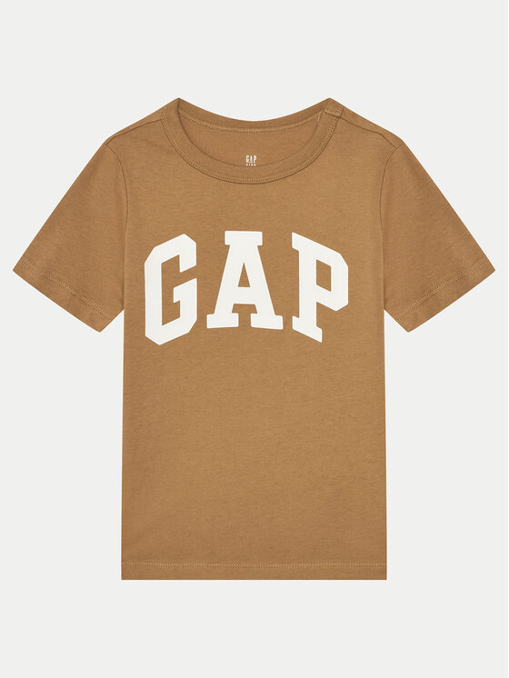 Gap T-krekls 885814-00 Bēšs Regular Fit