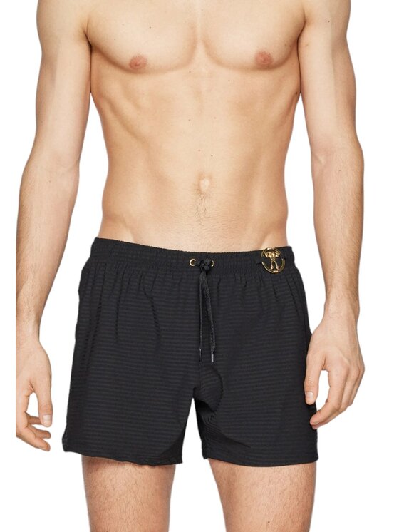 MOSCHINO MOSCHINO Costume da bagno costume Moschino black line Nero Regular Fit