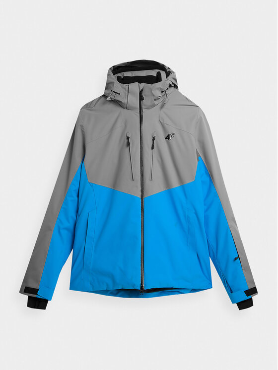 4F 4F Skijacke 4FAW23TTJAM284 Grau Regular Fit