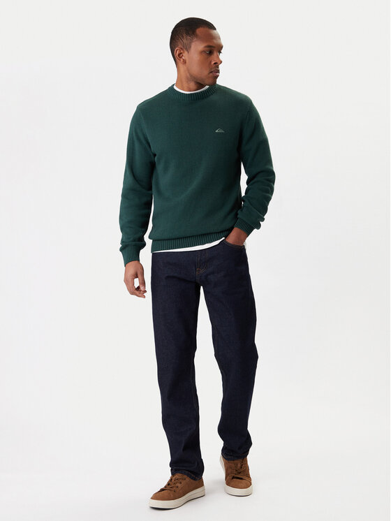 Quiksilver Quiksilver Pulover Salt Water EQYSW03326 Verde Regular Fit