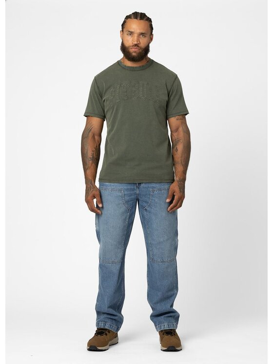 PITBULL PITBULL T-Shirt NORTON APP Zielony Regular Fit