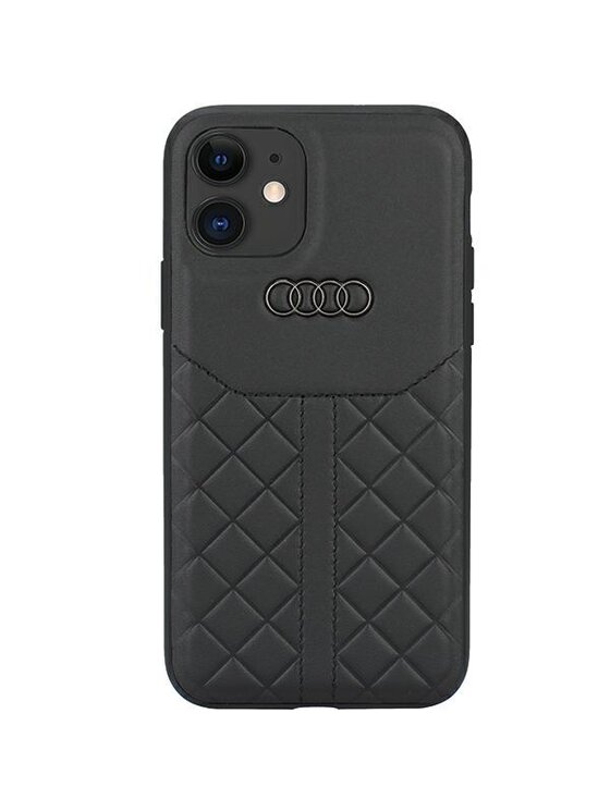 Etui na telefon Audi, Czarne, iPhone 12/12 Pro
