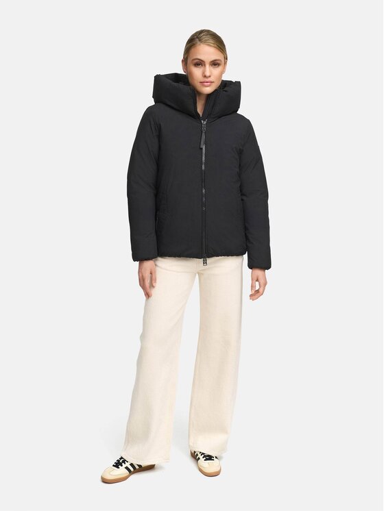 Navahoo Navahoo Kurtka zimowa Blütenlicht Czarny Regular Fit