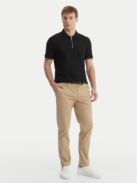 BOSS BOSS Polokošeľa C-Pei 04 50555108 Čierna Regular Fit