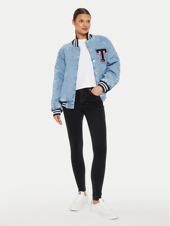 Tommy Jeans Tommy Jeans Jeansy Sylvia DW0DW16001 Czarny Skinny Fit