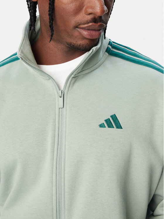 adidas adidas Dres 3-Stripes Fleece KX5625 Zielony Regular Fit