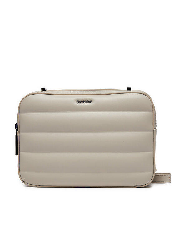 Geantă Calvin Klein Line Quilt Camera Bag K60K612114 Gri