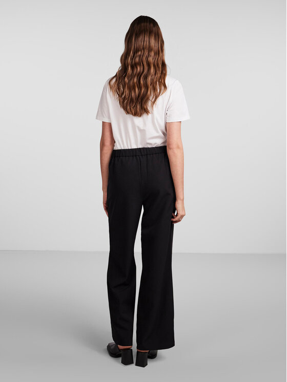 Pieces Pieces Spodnie materiałowe Bossy 17140744 Czarny Loose Fit