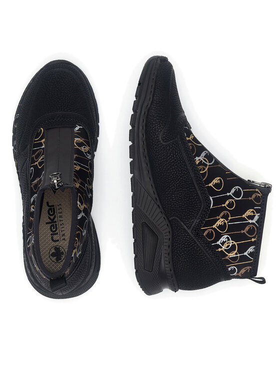 Rieker Rieker Halbschuhe M4953-00 Schwarz