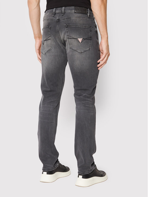 Guess Guess Πουλόβερ Angeles M2YAN2 D4Q52 Γκρι Slim Fit