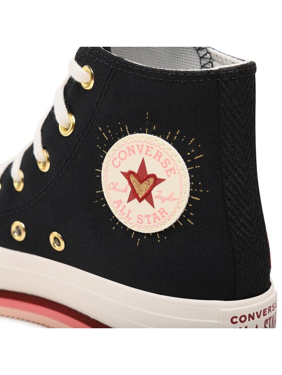 Converse Converse Tornacipő Chuck Taylor All Star Eva Lift Hi A04953C Fekete